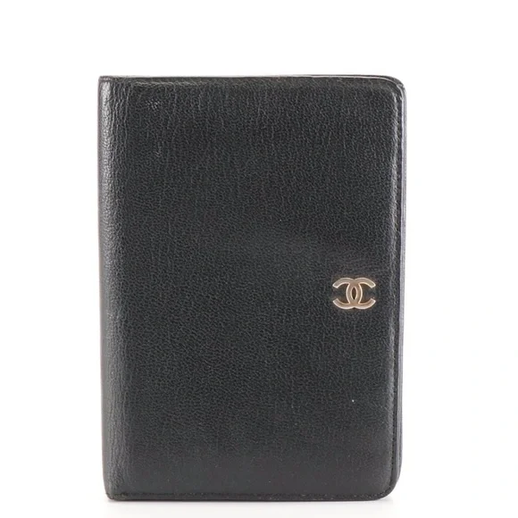 Chanel Bifold Wallet in Black Lambskin Leather